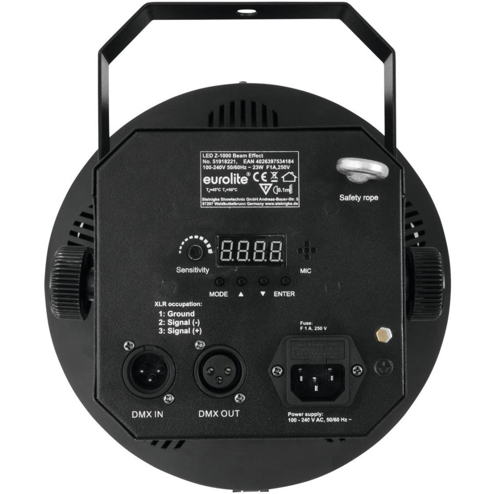 EUROLITE LED Z-1000 Beam effect Luz con LED de colores individuales RGBAWP