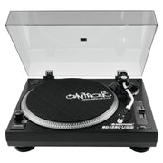 OMNITRONIC BD-1390 USB Giradischi da dj a trasmissione a cinghia