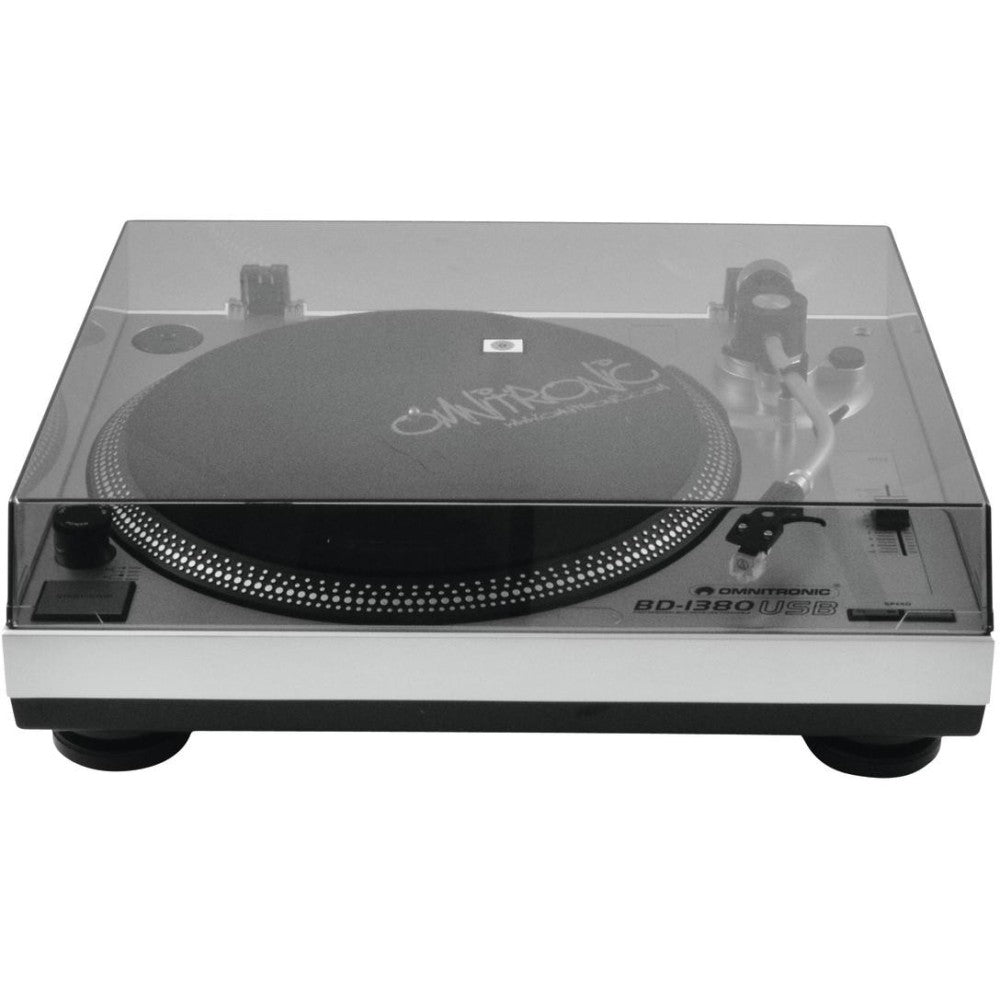 OMNITRONIC BD-1380 USB Giradischi da dj a trasmissione a cinghia