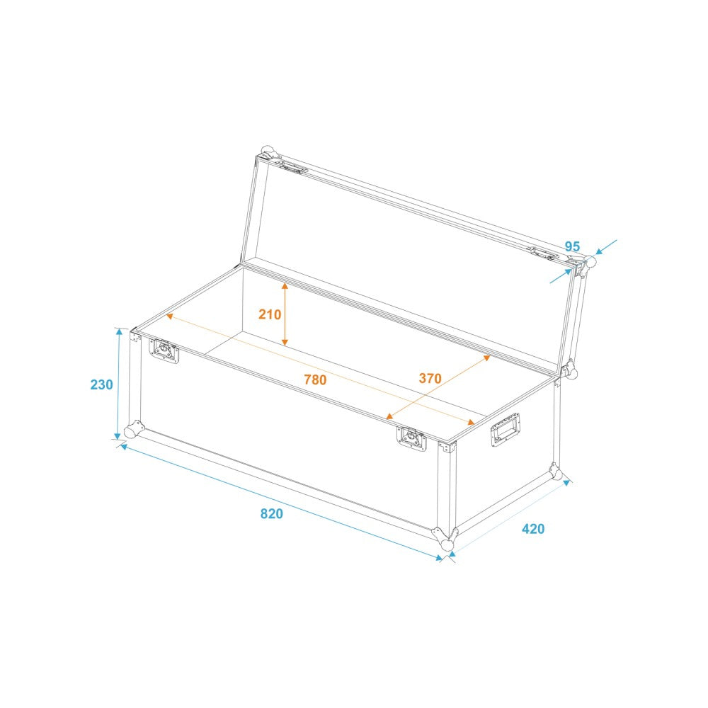 ROADINGER Cajas de Transporte Universal 80x40x30cm