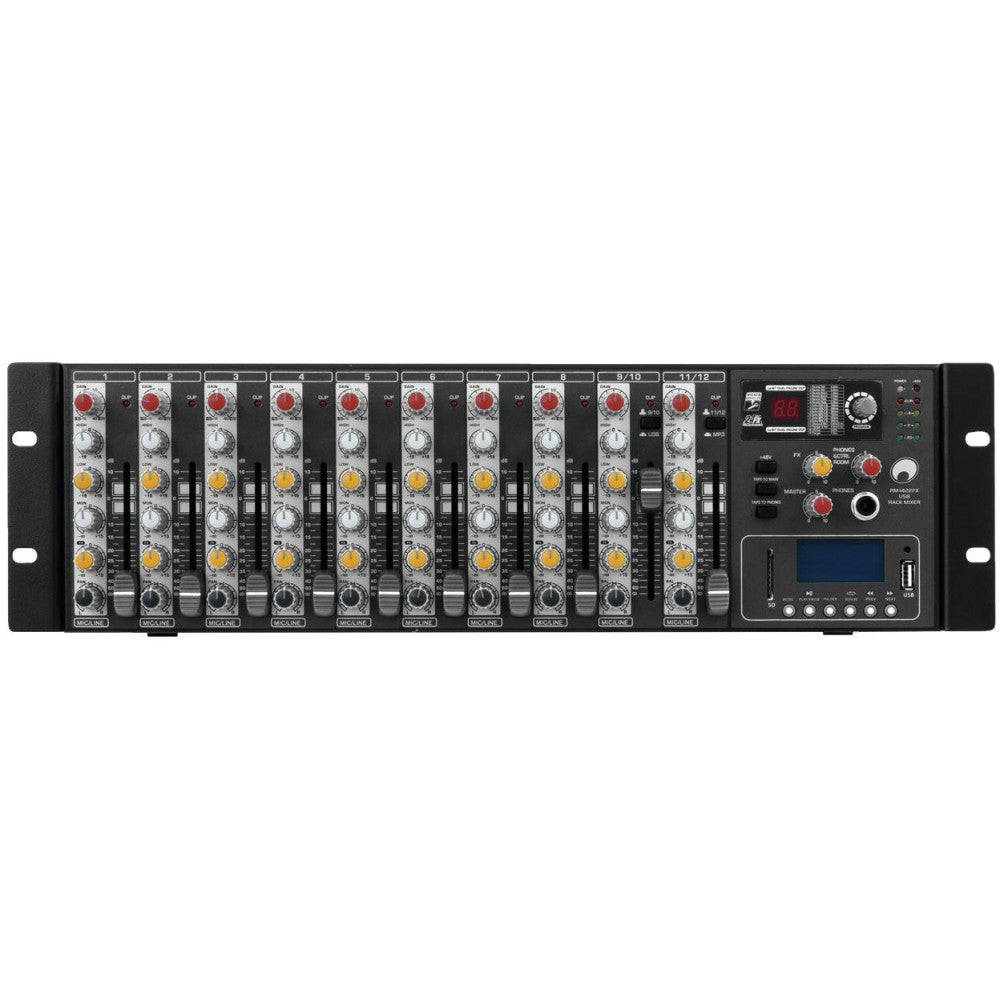 OMNITRONIC RM-1422FX Mixer Rack USB