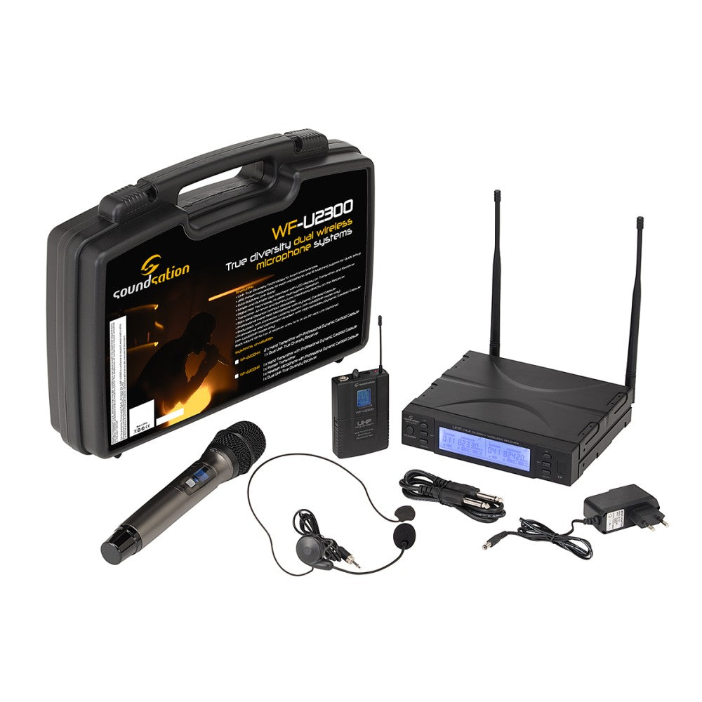 SOUNDSATION WF-U2300HP 1 Radiomicrofono Palmare/archetto 823-832MHz