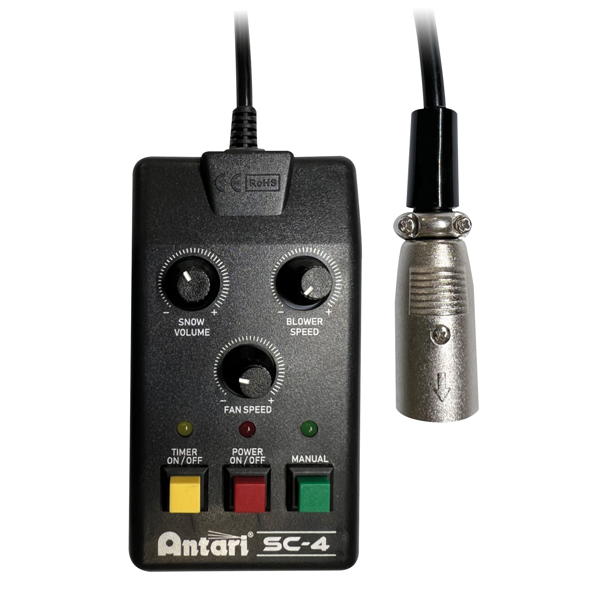 ANTARI SC-4 Timer Remote Controller Remote for S-600 with volume, fan/blower speed and timer Telecomando per S-600 per volume, velocità ventola/ventilatore e timer