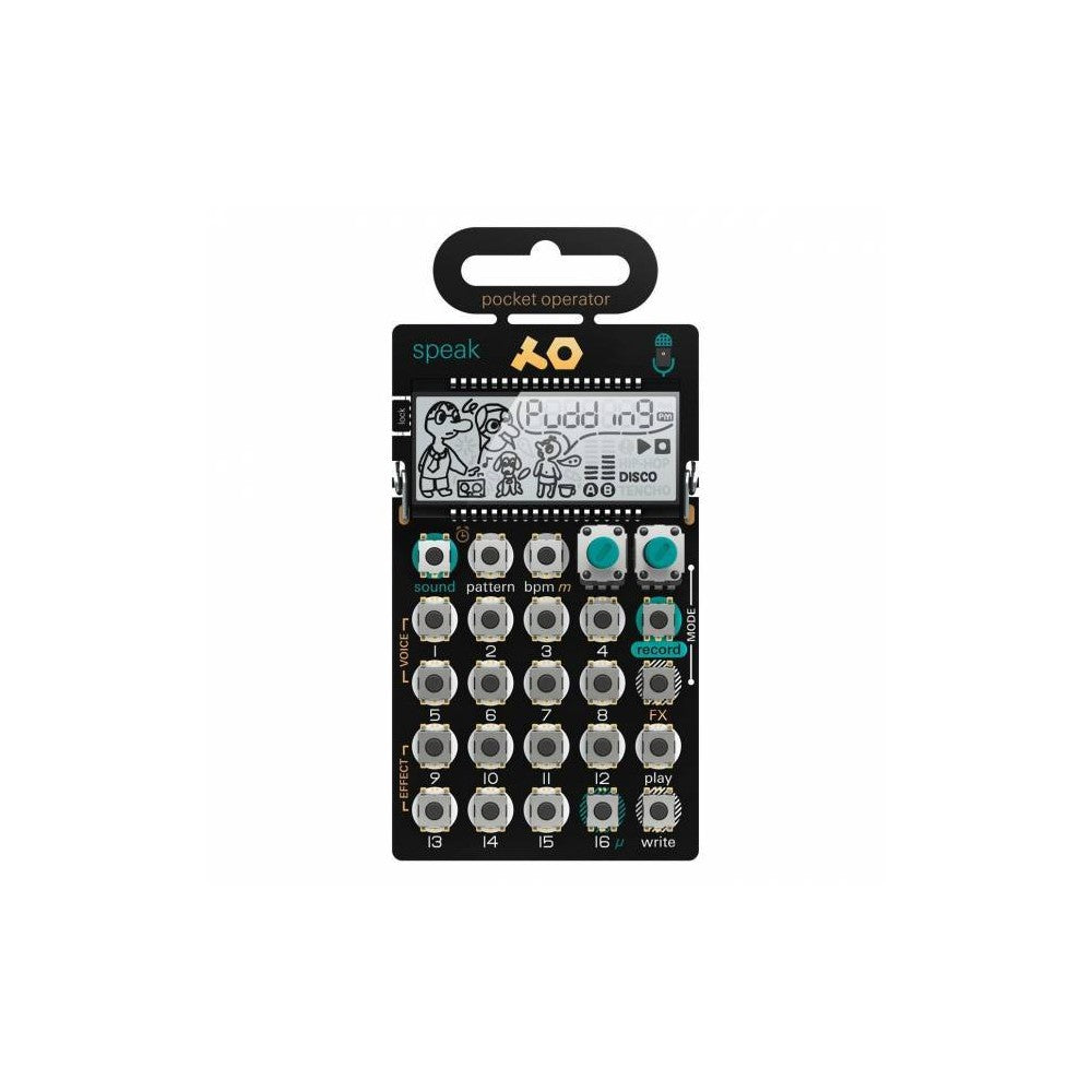 TEENAGE ENGINEERING PO35 SPEAK sintetizzatore vocale e sequencer con microfono incorporato