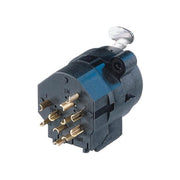 NEUTRIK NCJ9FI-S XLR chassis, Serie COMBO, 3 poli femmina, ibrido XLR e 1/4" Jack, stereo normalizzato, a saldare, ritenzione e
