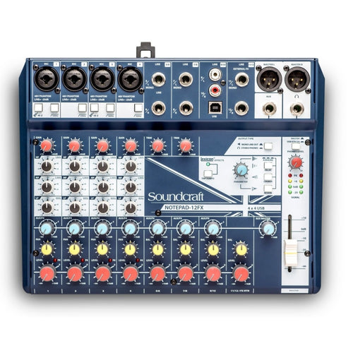 SOUNDCRAFT NOTEPAD-12FX Console Analogica 4 Ingressi Mono