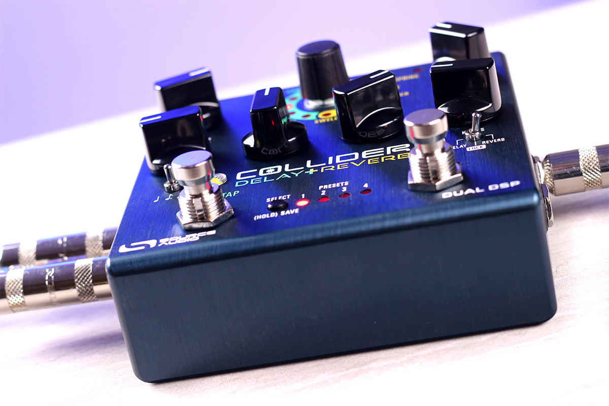 Source Audio SA263 COLLIDER DELAY+REVERB - Pedale stereo Delay & Reverb per chitarra e basso
