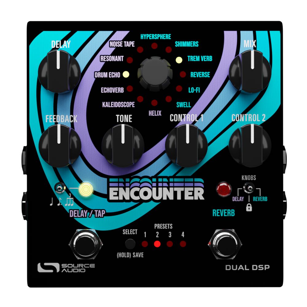 Source Audio SA264 ENCOUNTER - Ambient stereo Delay & Reverb per chitarra e basso