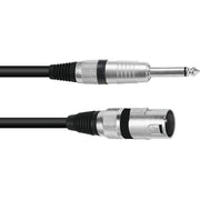 OMNITRONIC Cavo adattatore da XLR(M) a Jack stereo 0.2m