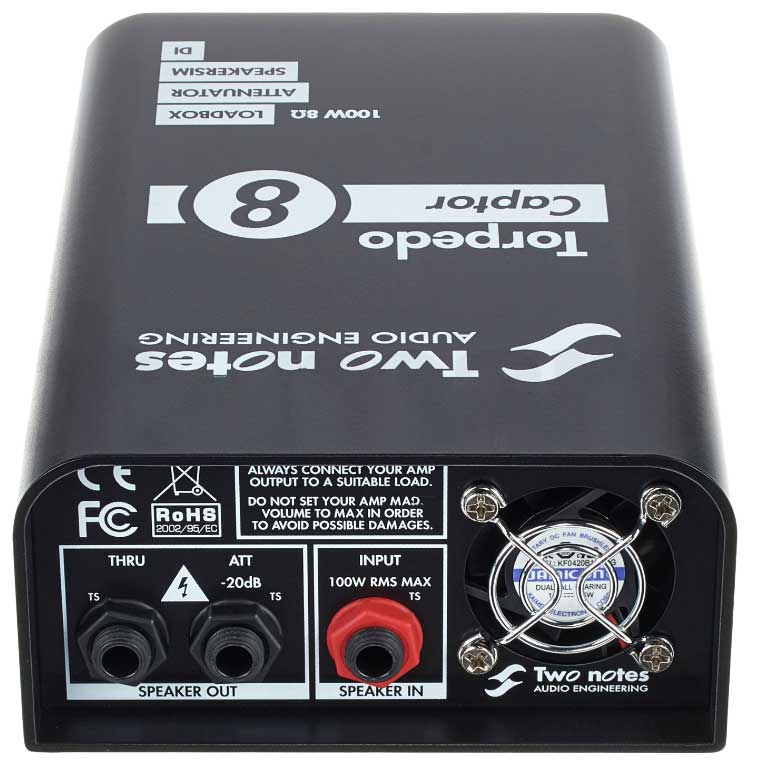 Two Notes Torpedo Captor 8 Ohms - Loadbox, attenuatore e simulatore di cassa analogico