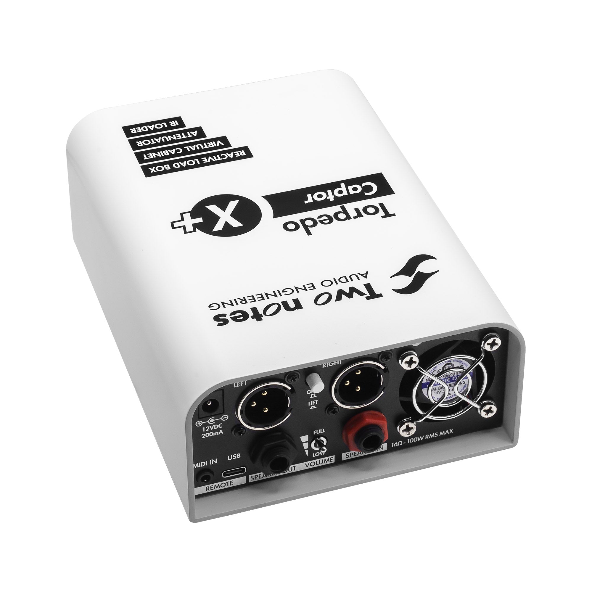 Two Notes Torpedo Captor X+ (16Ω) - Load box, attenuatore, Simulatore, IR loader e Stereo Expander