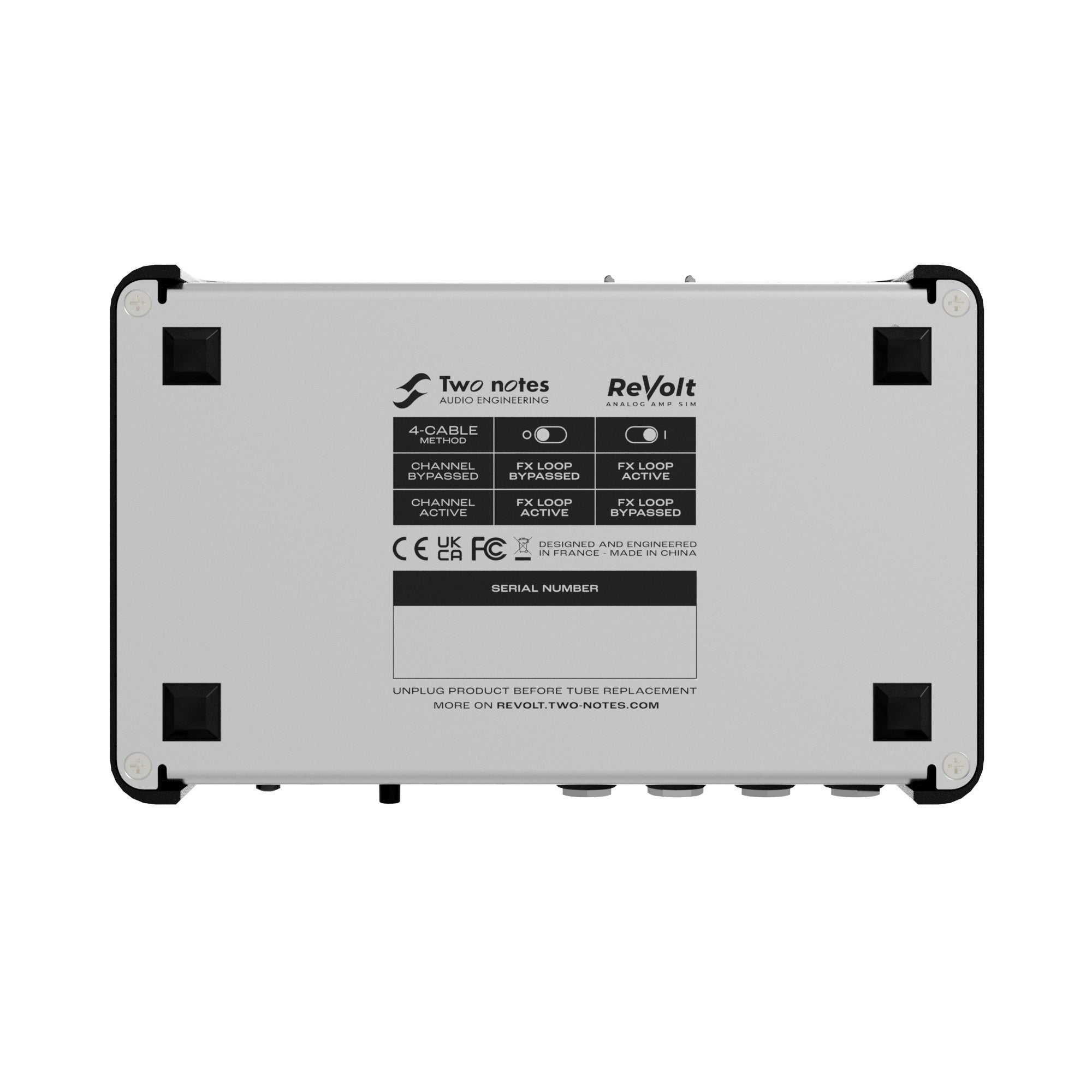 Two Notes REVOLT BASS - Preamplificatore valvolare analogico a 3 canali