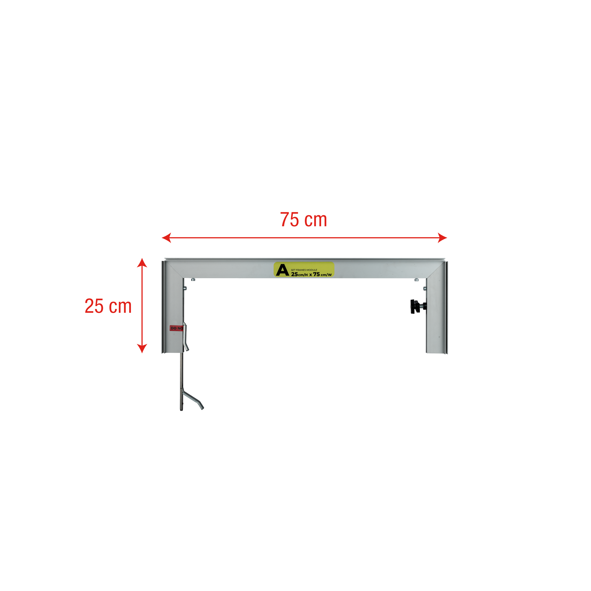 WENTEX SET Frame - A Module 25 x 75 cm (H x W) 25 x 75 cm (A x L)