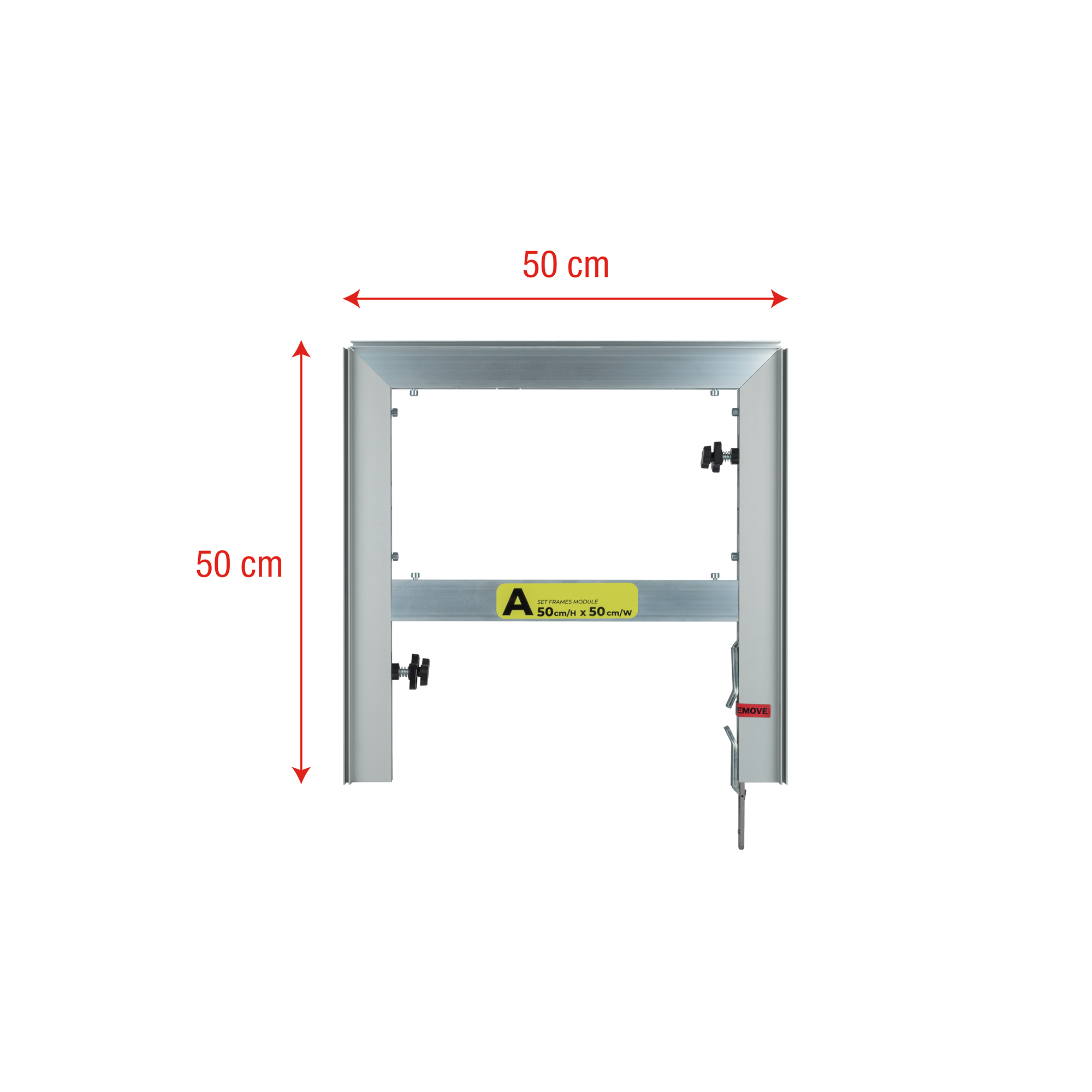 WENTEX SET Frame - A Module 50 x 50 cm (H x W) 50 x 50 cm (A x L)