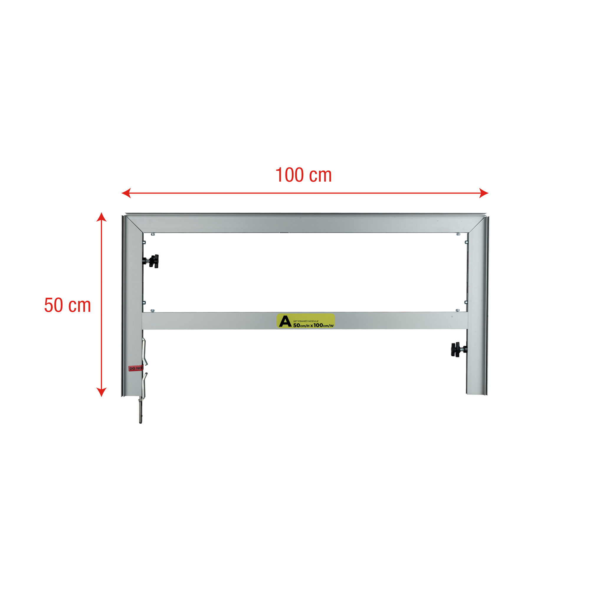 WENTEX SET Frame - A Module 50 x 100 cm (H x W) 50 x 100 cm (A x L)