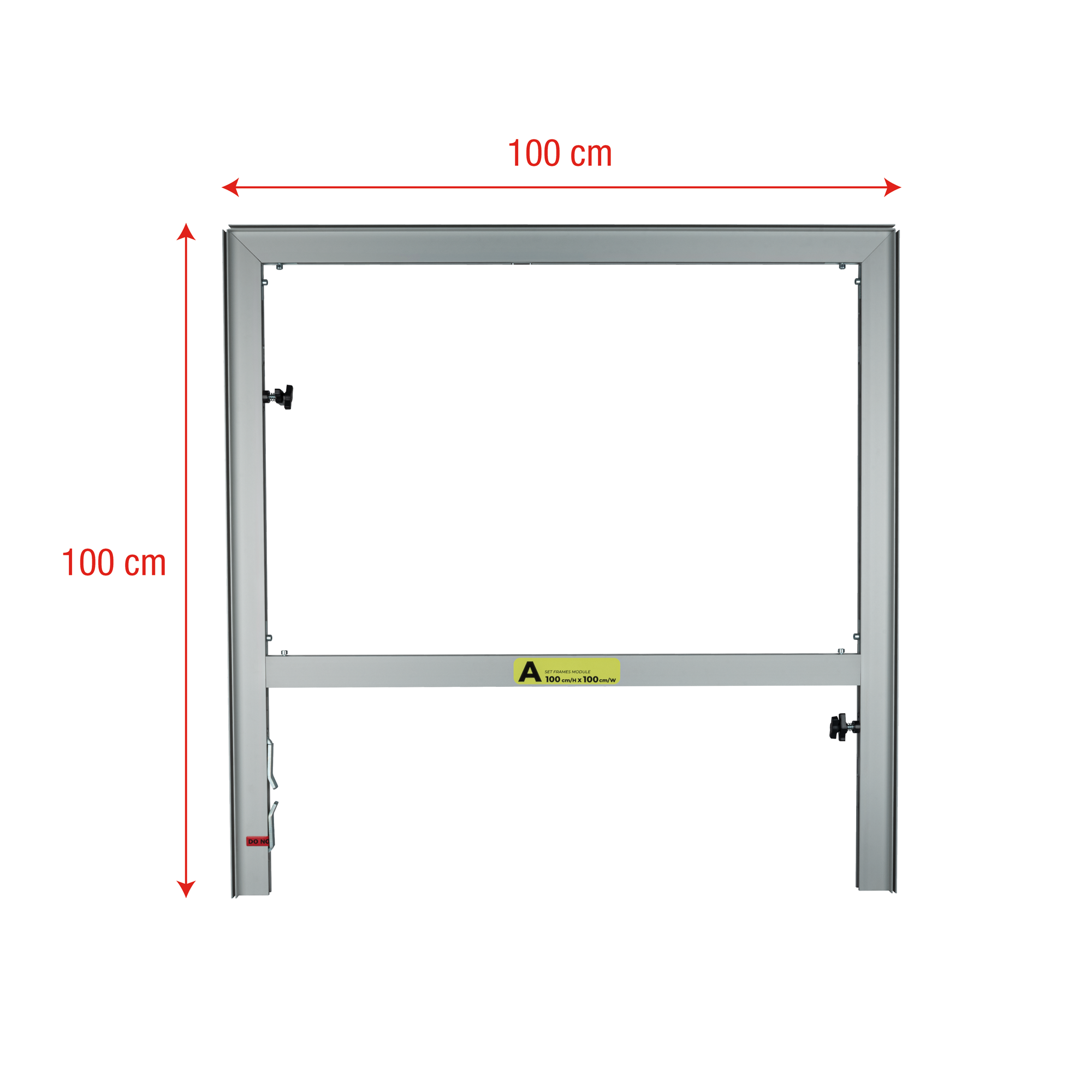 WENTEX SET Frame - A Module 100 x 100 cm (H x W) 100 x 100 cm (A x L)
