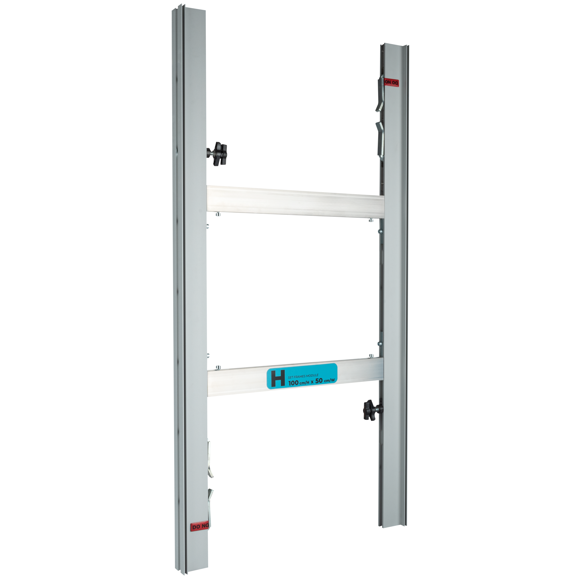WENTEX SET Frame - H Module 100 x 50 cm (H x W) - extension piece 100 x 50 cm (A x L) - pezzo di estensione