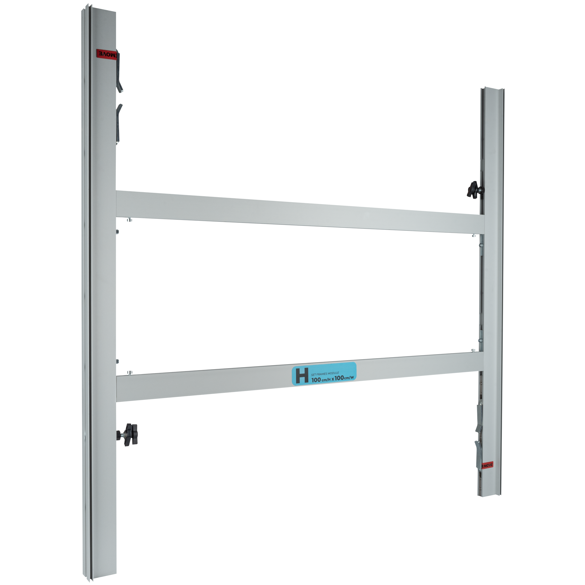 WENTEX SET Frame - H Module 100 x 100 cm (H x W) - extension piece 100 x 100 cm (A x L) - pezzo di estensione