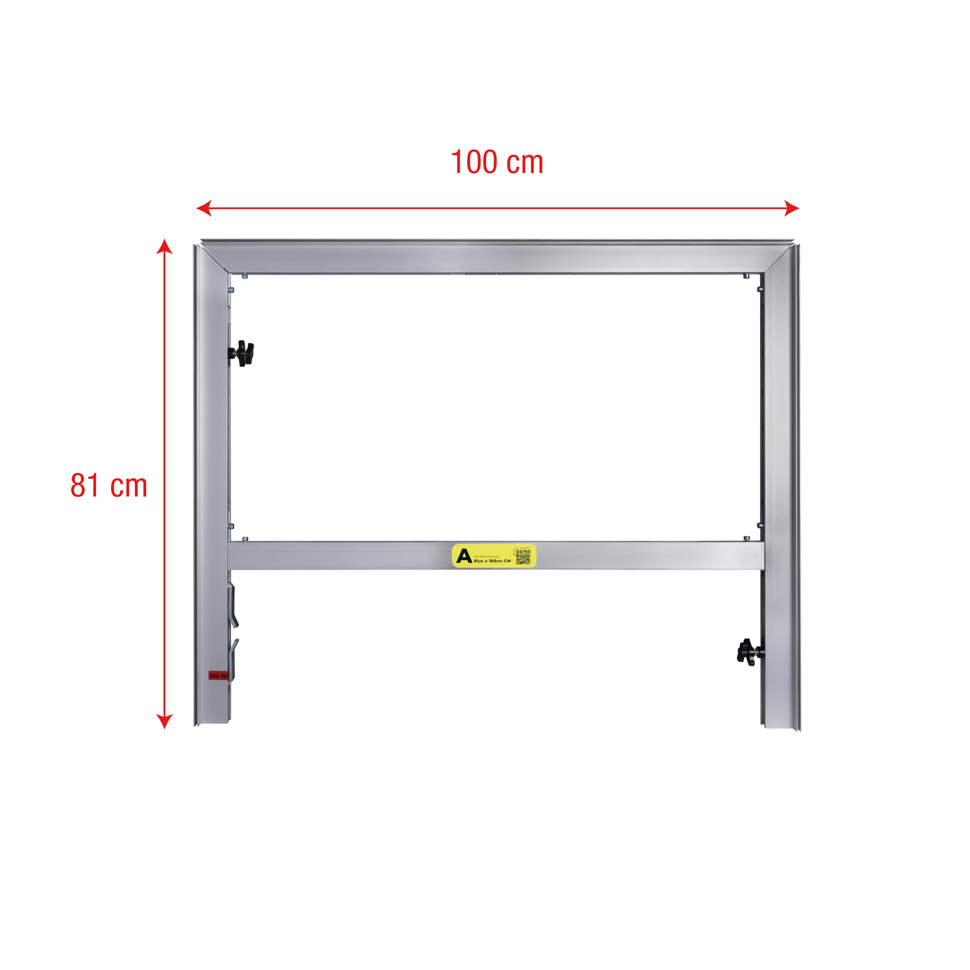 WENTEX SET Frame - A Module 81 x 100 cm (H x W) 81 x 100 cm (A x L)