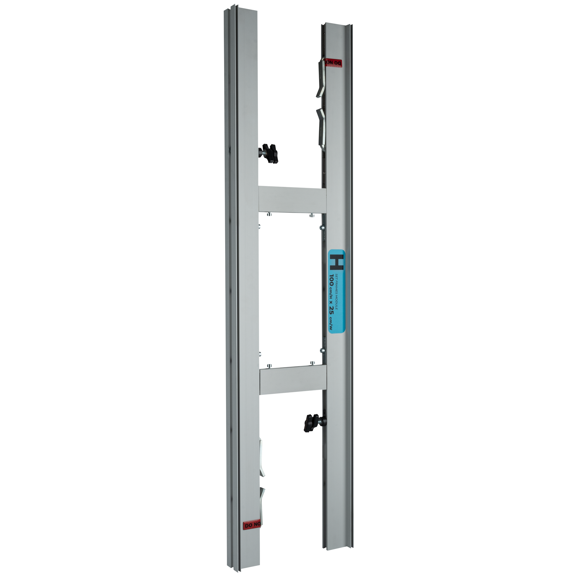 WENTEX SET Frame - H Module 100 x 25 cm (H x W) - extension piece 100 x 25 cm (A x L) - pezzo di estensione