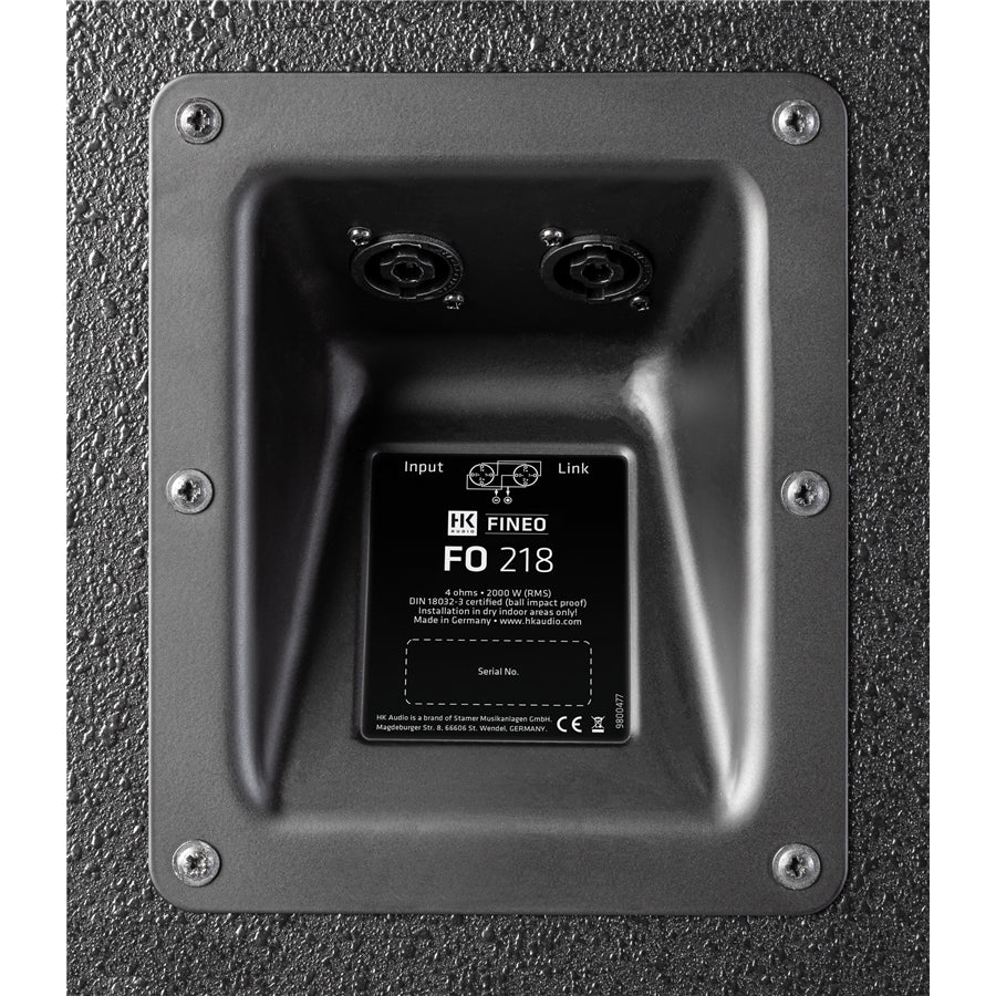 HK Audio Fineo FO S218 Nero