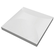 WENTEX 3D Deco Panel SEG Stretch Cloth For 3D Deco Panel - white - 100 x 100 cm Per 3D Deco Panel - Bianco - 1 x 1 m