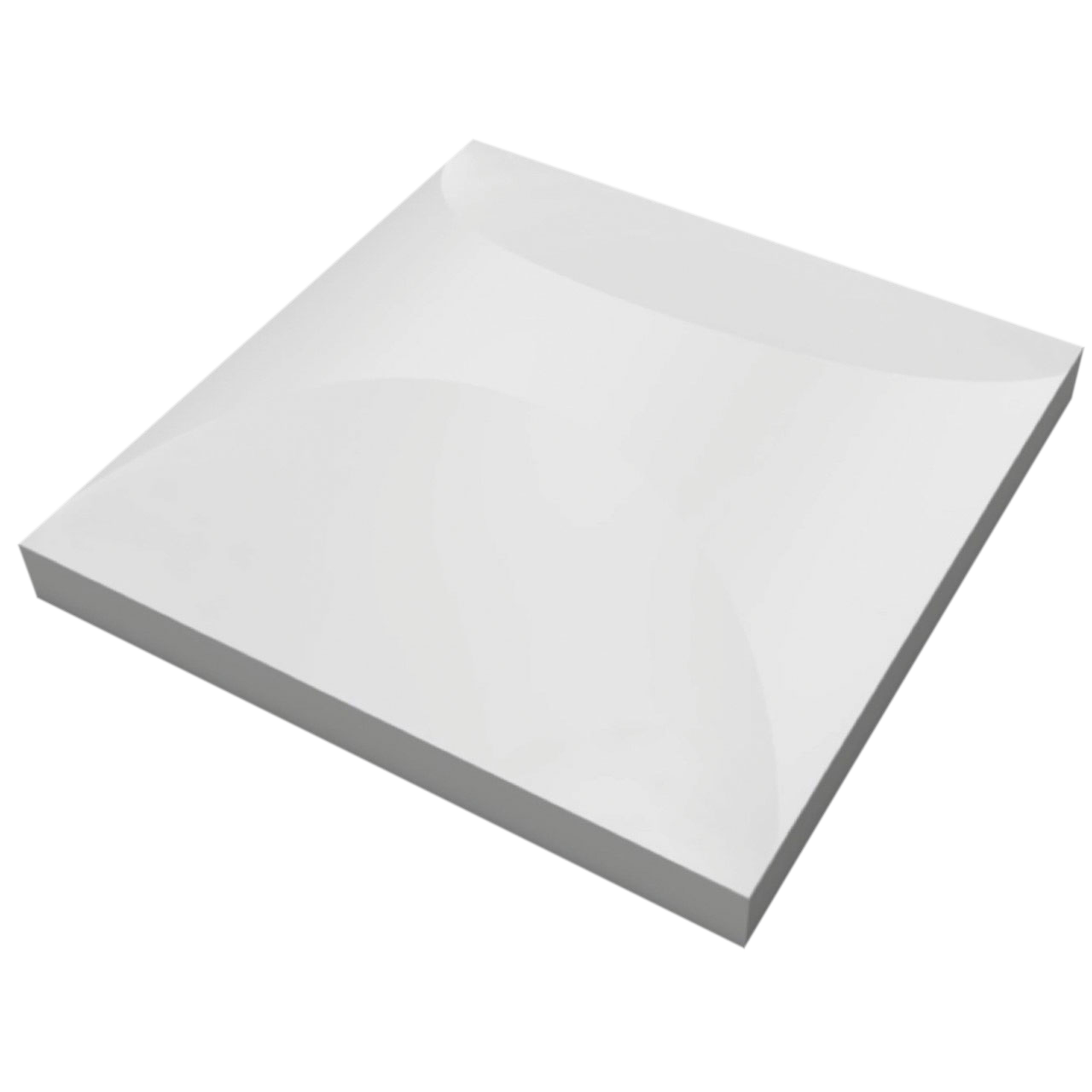 WENTEX 3D Deco Panel SEG Stretch Cloth For 3D Deco Panel - white - 100 x 100 cm Per 3D Deco Panel - Bianco - 1 x 1 m