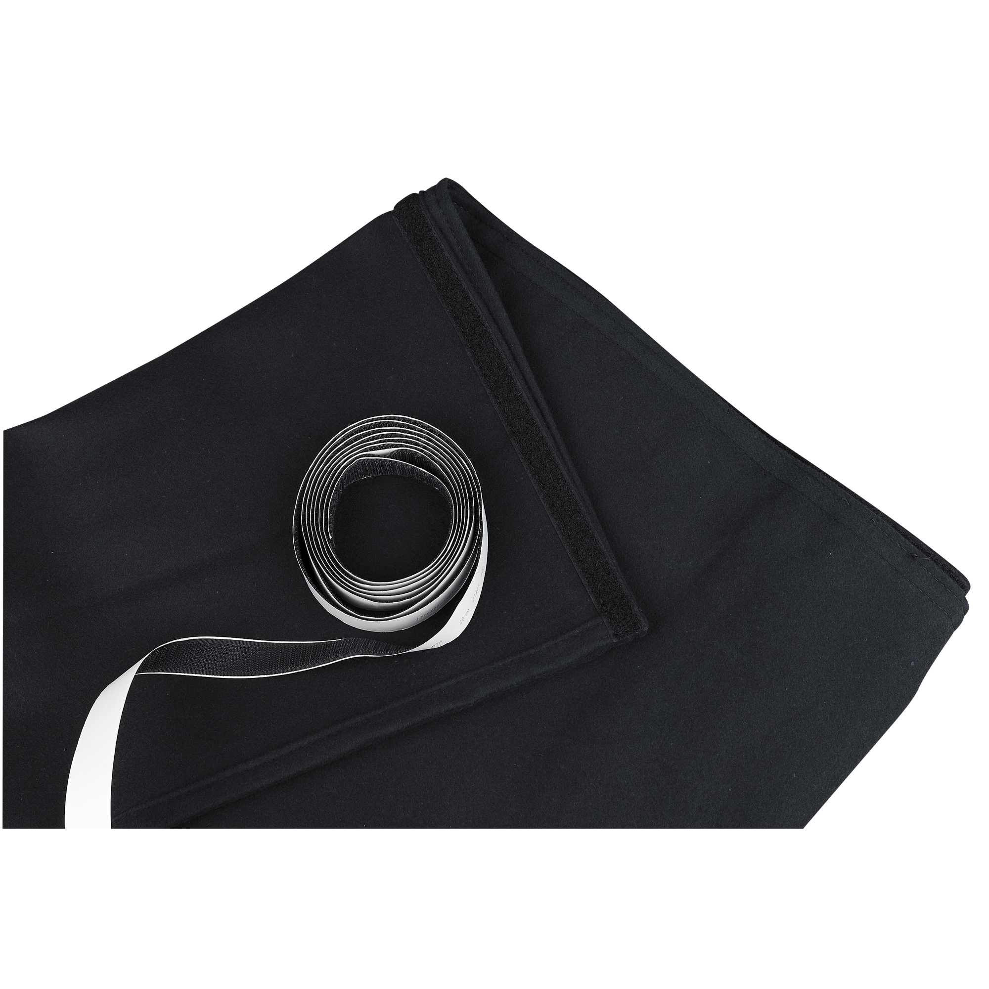 SHOWGEAR Stage Skirt Stagemolton 320 g/m² Black - 600 x 40 cm (W x H) - unpleated Colore nero - 600 x 40 cm (L x H) - non plissettato