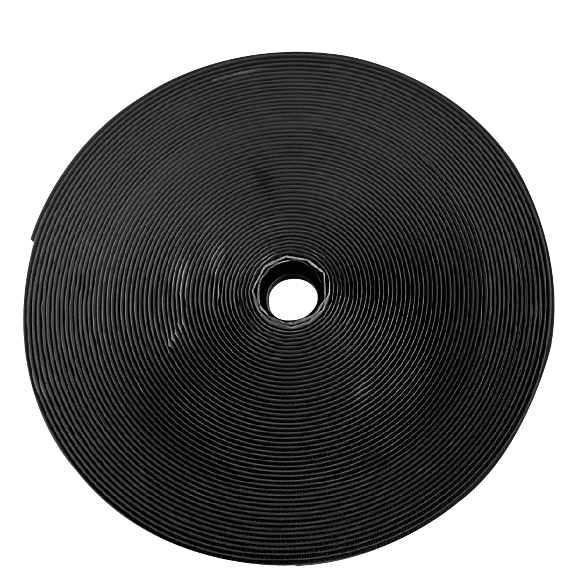 SHOWGEAR Hook and Loop Tape - Hook Side Black - 20 mm x 25 m - self-adhesive Negro - 20 mm x 25 m - autoadesivo