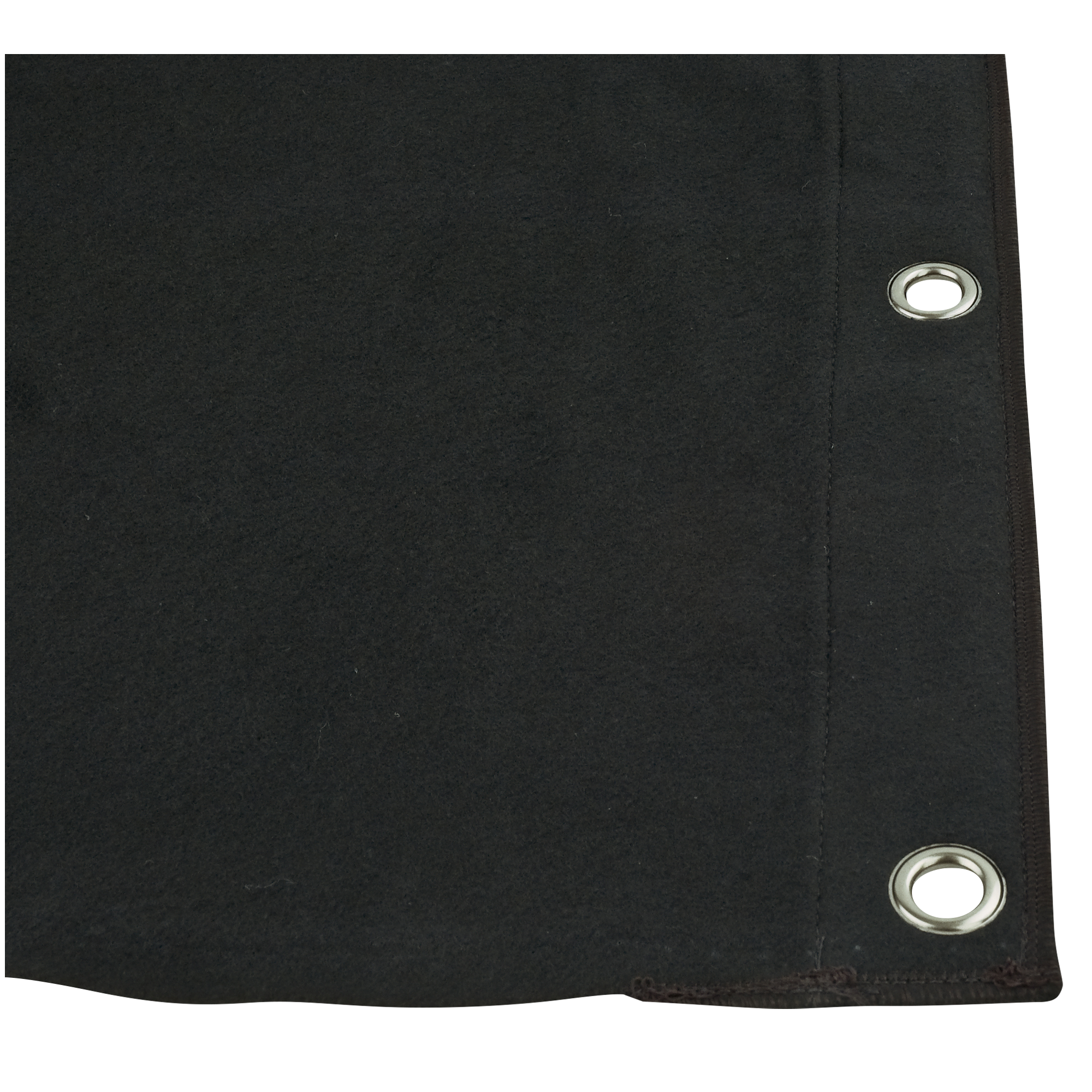 SHOWGEAR Backdrop Dekomolton 160 g/m² Black - 600 x 300 cm (W x H) Colore nero - 600 x 300 cm (l x L)