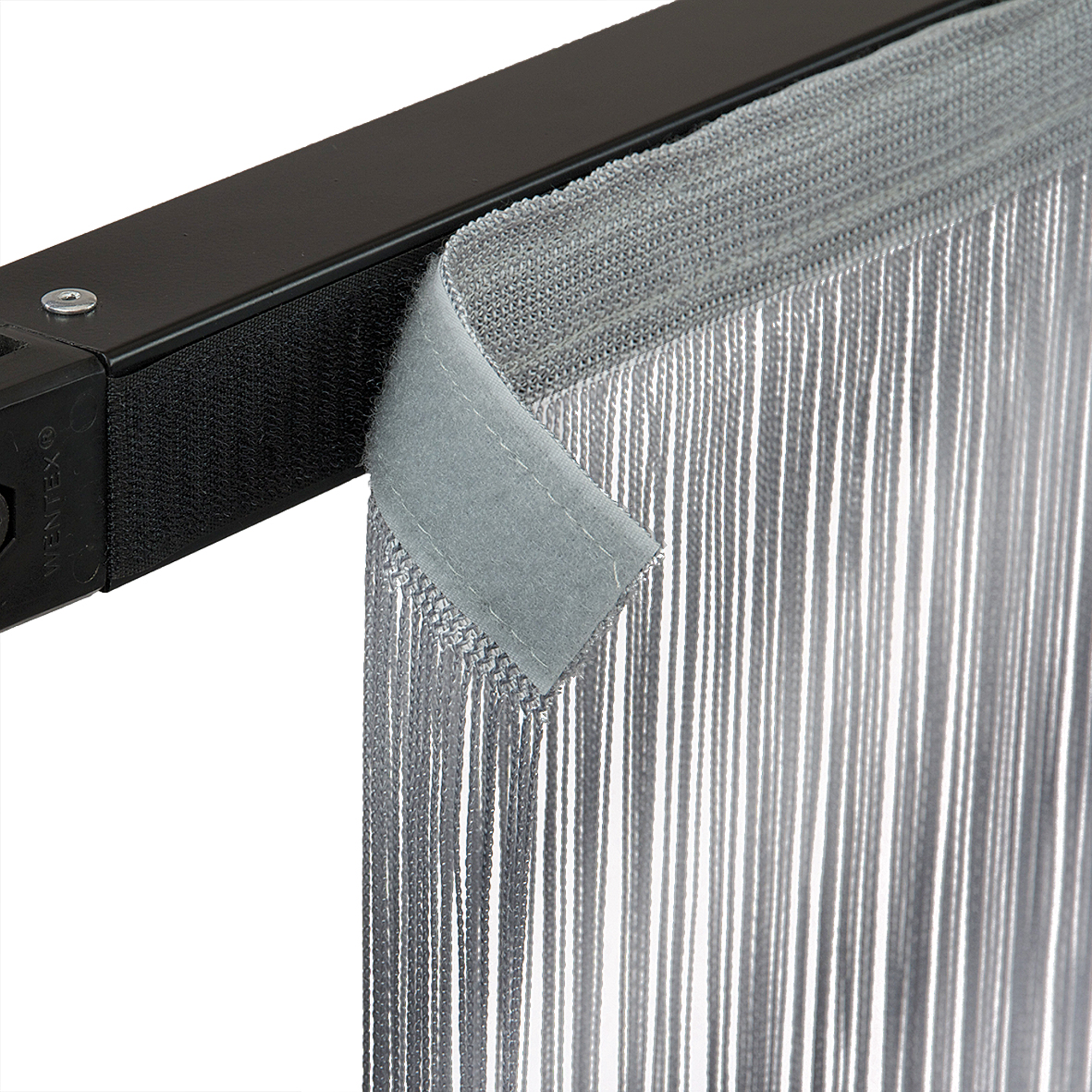WENTEX String Curtain Grey, 220 gram/m² 3m, Gray 300 x 300 cm (L x H) - non plissettato
