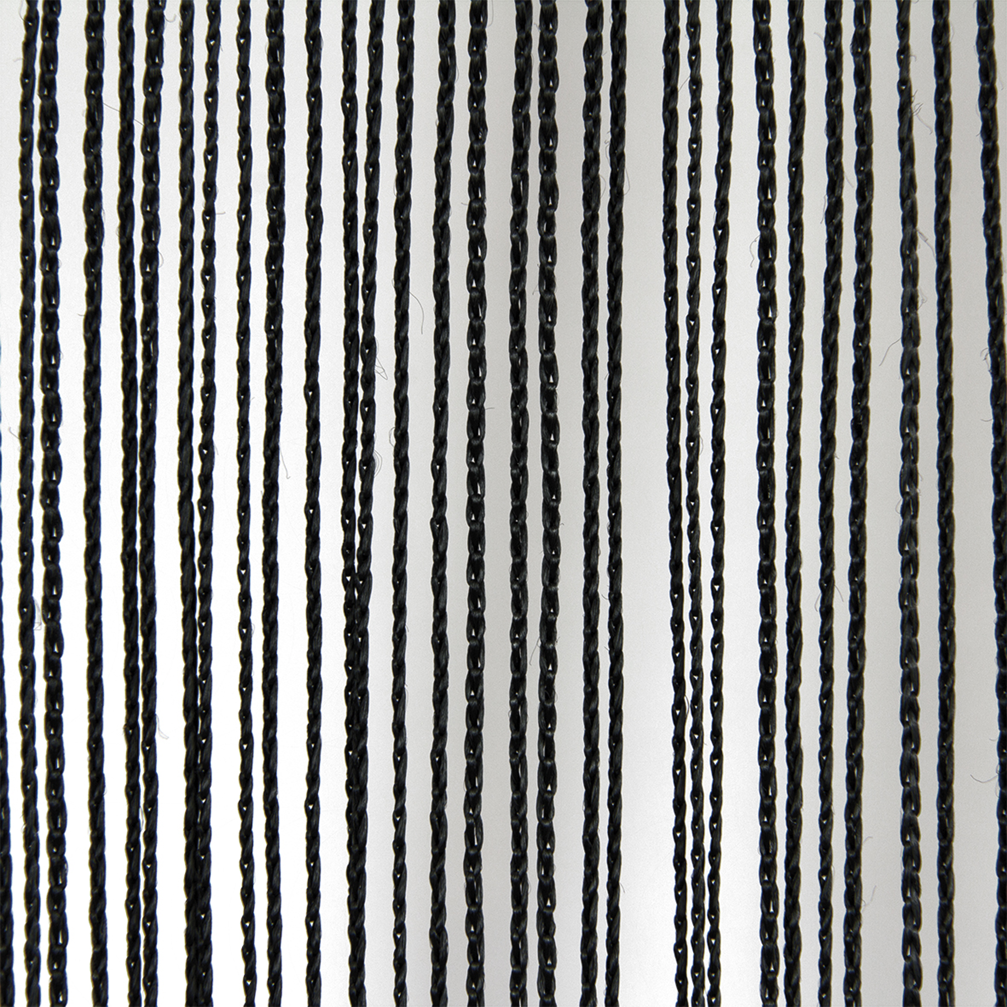 WENTEX String Curtain Black, 220 gram/m² 6m, Black 300 x 600 cm (L x H) - non plissettato