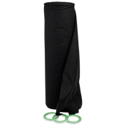 SHOWGEAR Deko Molton 160 g/m² Bolt 0,8m, 30m Nero - 0,8 x 30 m (L x L)