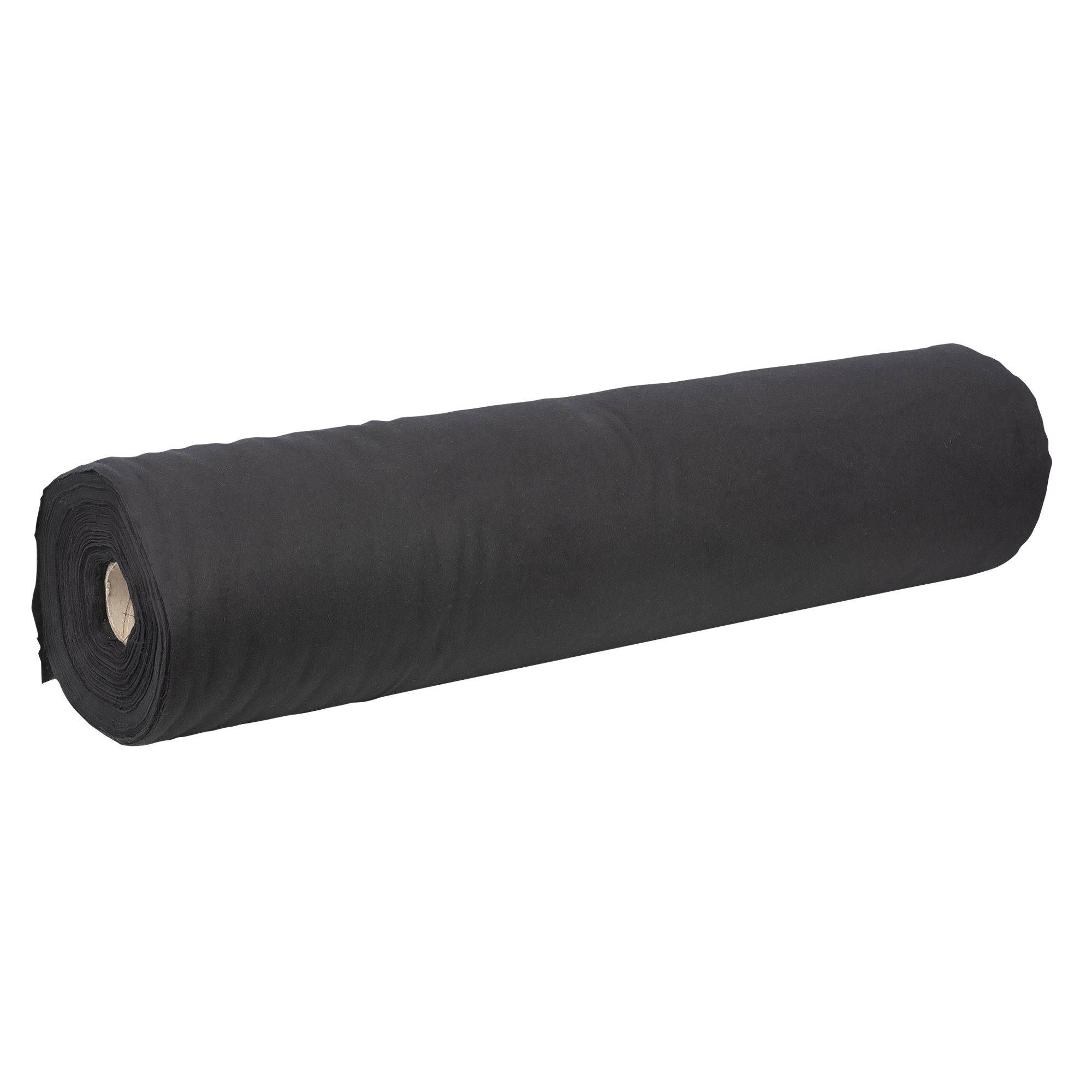 SHOWGEAR Deko Molton 160 g/m² Bale 0,8m, 60m Colore nero - 0,80 x 60 m (l x L)