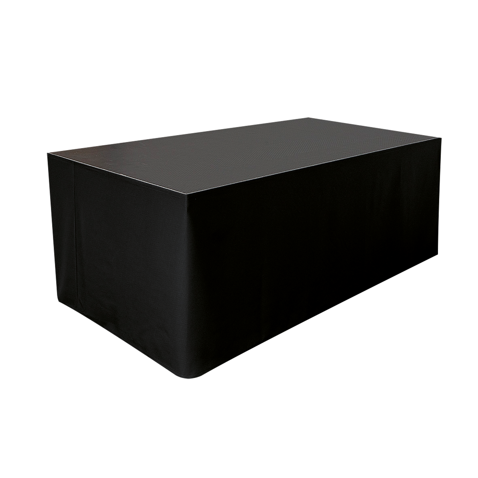 WENTEX Stage Skirt MCS 300 g/m² Black - 620 x 80 cm (W x H) - unpleated Colore nero - 620 x 80 cm (L x A) - non plissettato