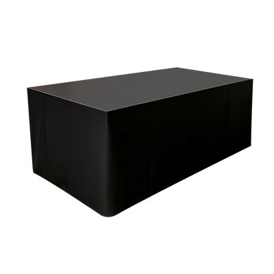 WENTEX Stage Skirt MCS 300 g/m² Black - 620 x 100 cm (W x H) - unpleated Colore nero - 620 x 100 cm (L x A) - non plissettato