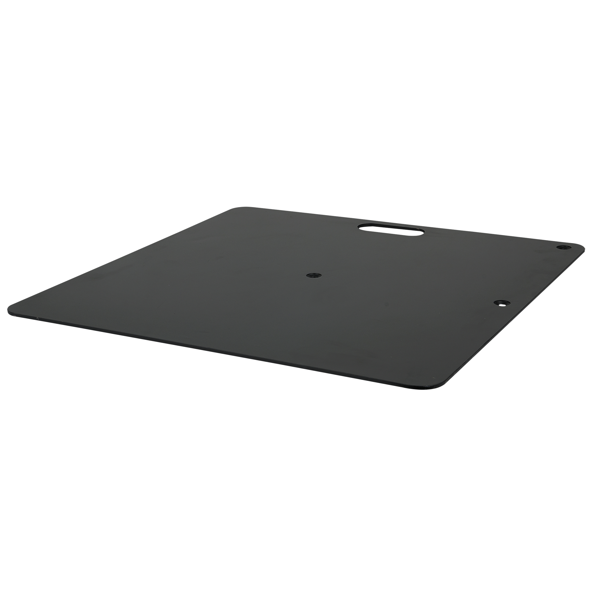 WENTEX Base Plate - Powder coated 350 x 300 mm (W x L) - 4 kg - black 350 x 300 mm (L x l) - 4 kg - nero