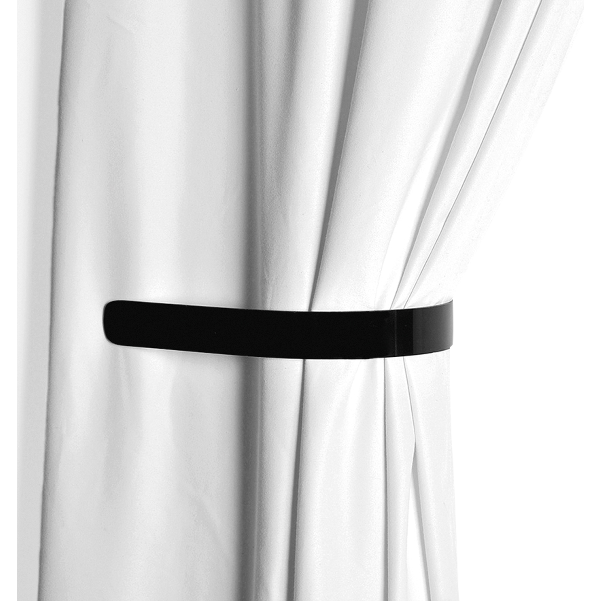 WENTEX P&D Curtain Wagner Hook Black Nero