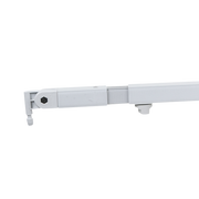 WENTEX Telescopic Drape Support 90 - 120 cm (L) - white 90 - 120 cm (l) - Bianco