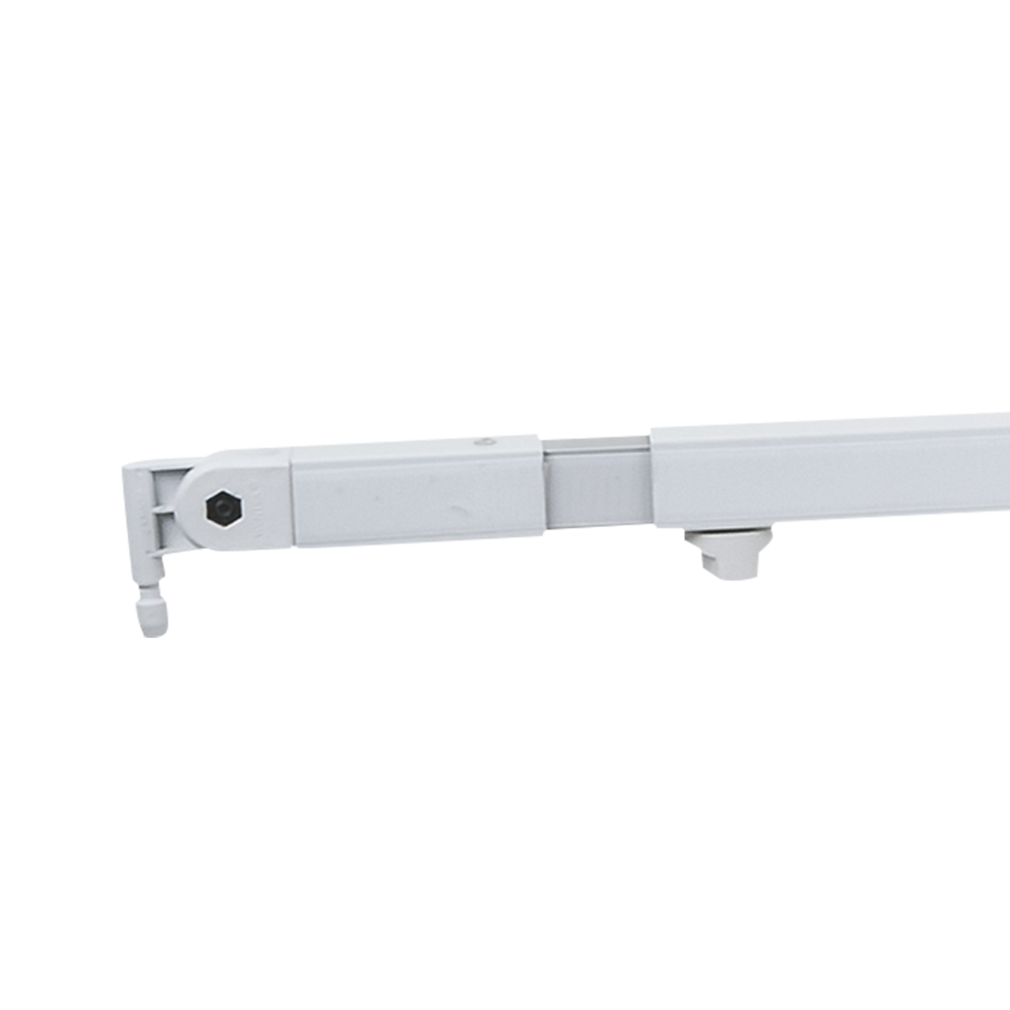 WENTEX Telescopic Drape Support 90 - 120 cm (L) - white 90 - 120 cm (l) - Bianco