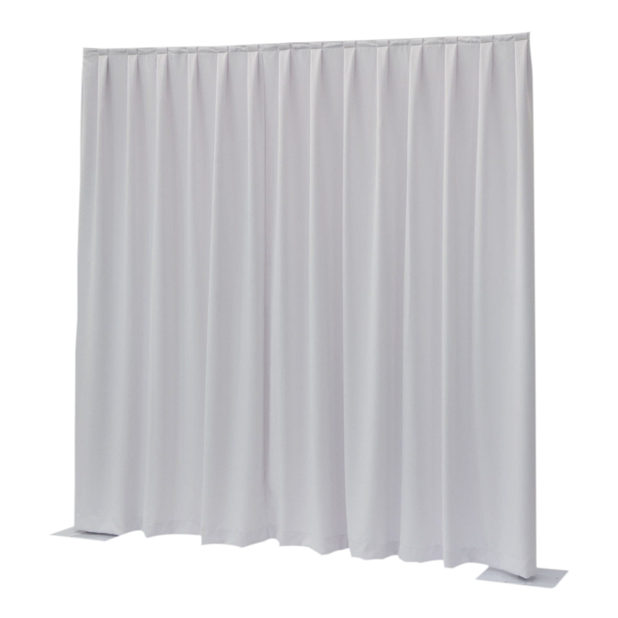WENTEX P&D Curtain MGS 175 g/m² White - 330 x 120 cm (W x H) - pleated Colore bianco - 330 x 120 cm (L x H) - plissettato