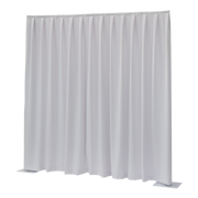 WENTEX P&D Curtain MGS 175 g/m² White - 330 x 250 cm (W x H) - pleated Colore bianco - 330 x 250 cm (L x H) - plissettato