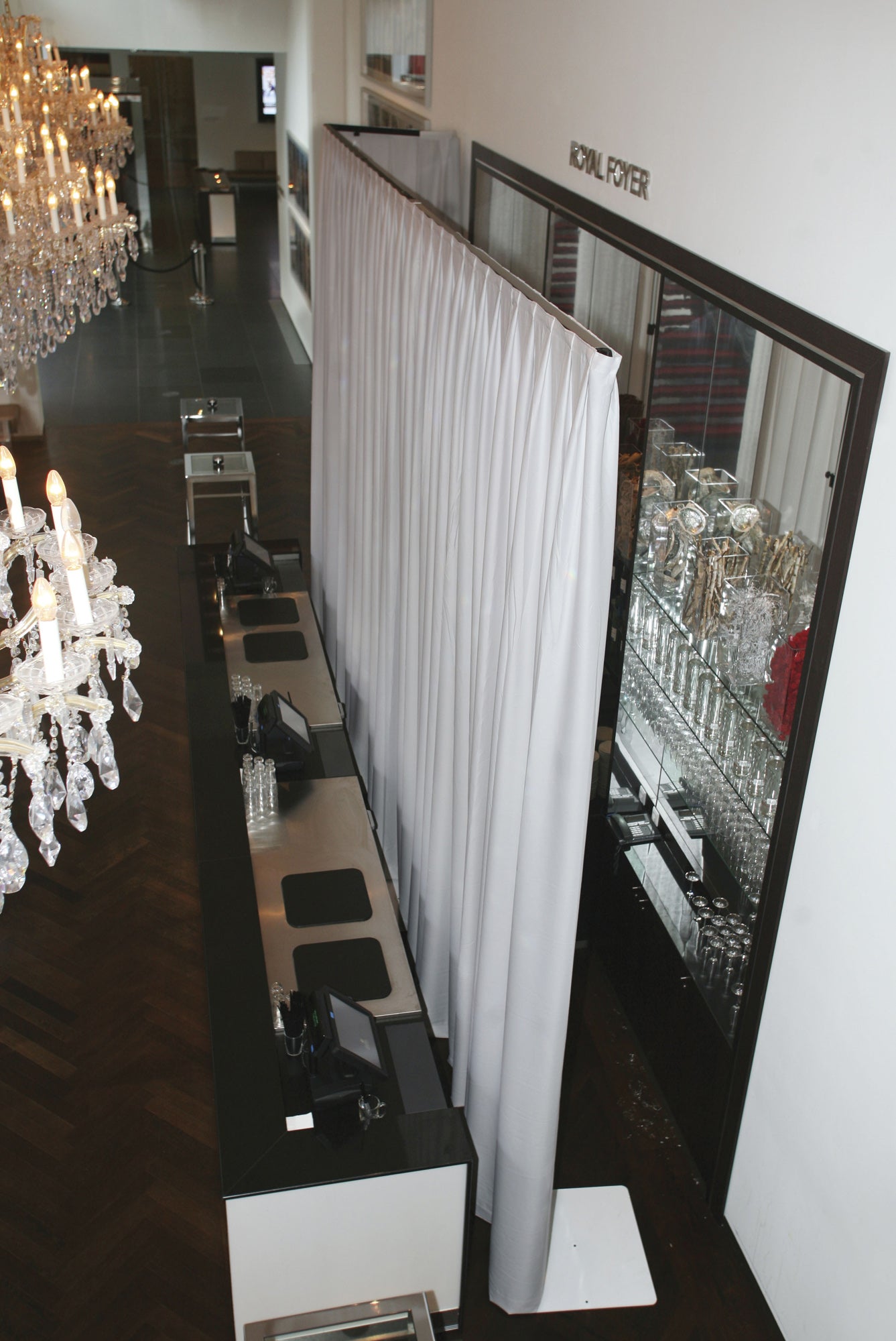 WENTEX P&D Curtain MGS 175 g/m² White - 330 x 250 cm (W x H) - pleated Colore bianco - 330 x 250 cm (L x H) - plissettato