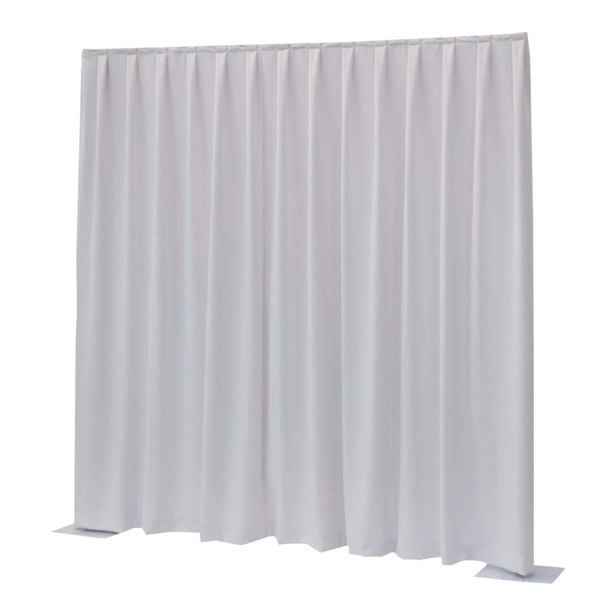 WENTEX P&D Curtain MGS 175 g/m² White - 330 x 500 cm (W x H) - pleated Colore bianco - 330 x 500 cm (L x H) - plissettato