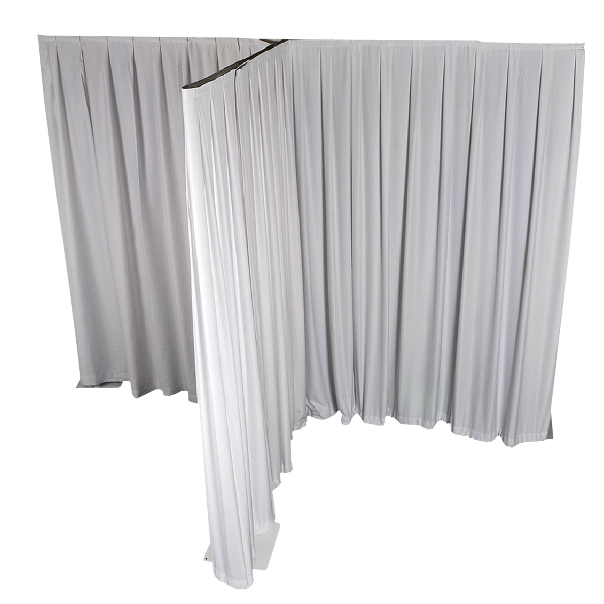 WENTEX P&D Curtain MGS 175 g/m² White - 330 x 500 cm (W x H) - pleated Colore bianco - 330 x 500 cm (L x H) - plissettato
