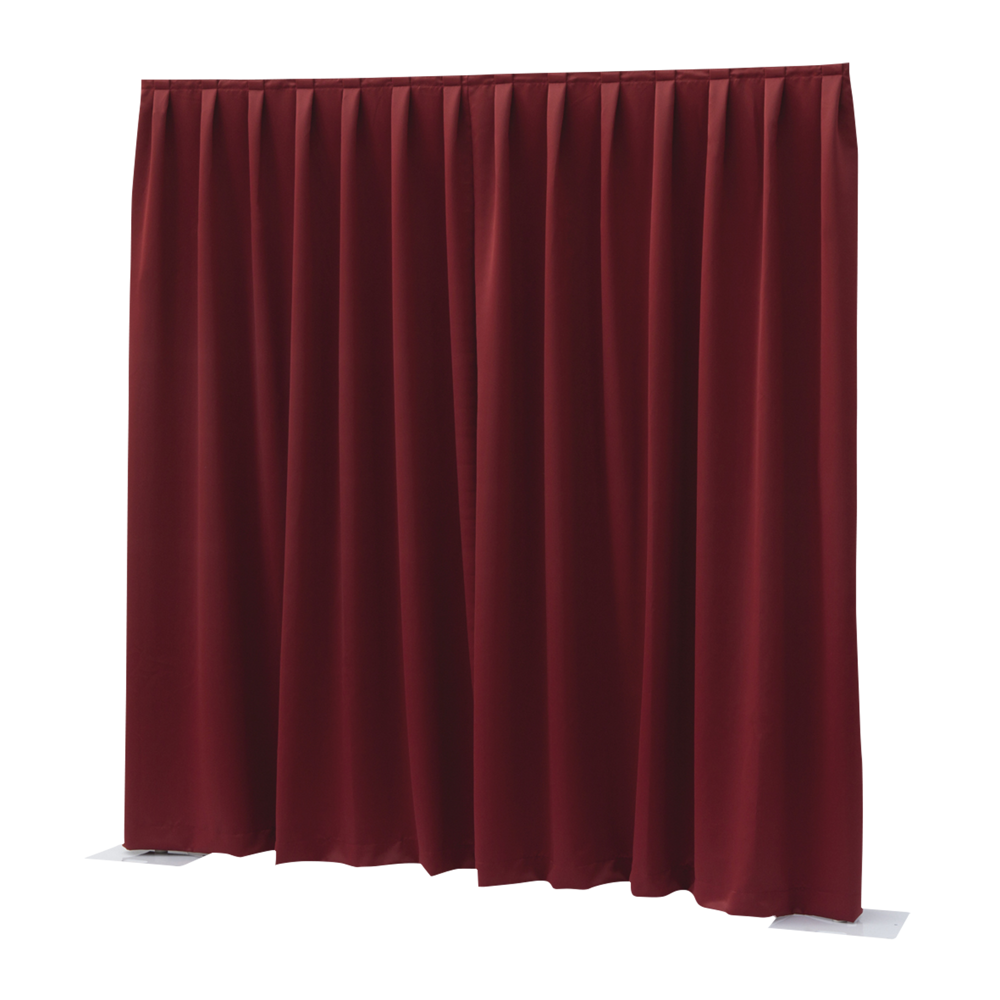 WENTEX P&D Curtain Dimout 260 g/m² Red - 330 x 300 cm (W x H) - pleated Colore rosso - 330 x 300 cm (L x H) - plissettato