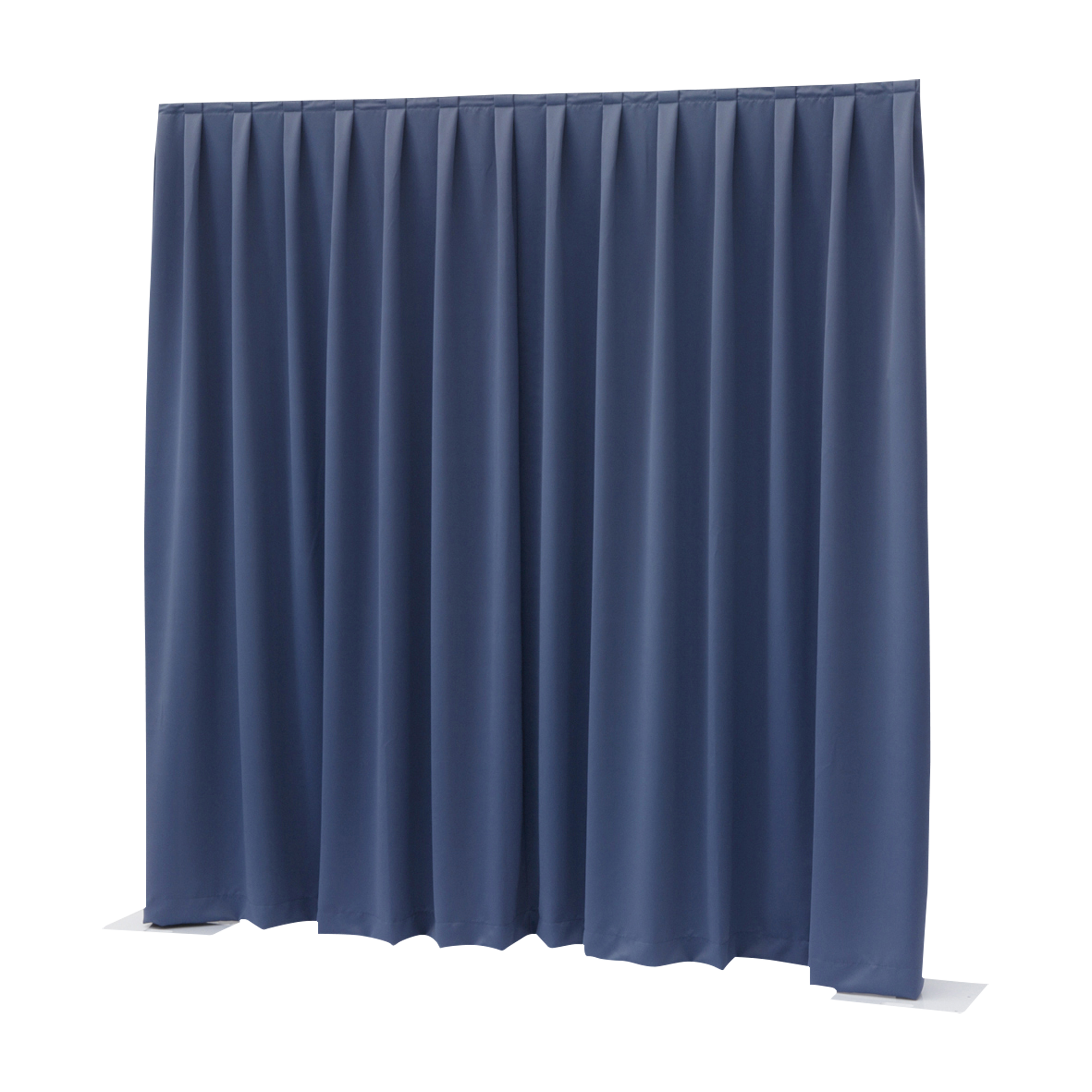 WENTEX P&D Curtain Dimout 260 g/m² Blue - 330 x 300 cm (W x H) - pleated Colore blu - 330 x 300 cm (L x H) - plissettato