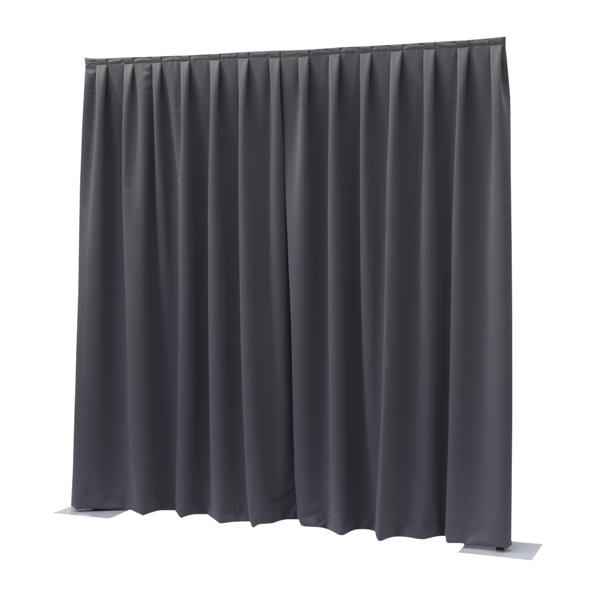 WENTEX P&D Curtain Dimout 260 g/m² Dark Grey - 330 x 300 cm (W x H) - pleated Colore grigio scuro - 330 x 300 cm (L x H) - plissettato