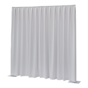 WENTEX P&D Curtain Dimout 260 g/m² White - 330 x 400 cm (W x H) - pleated Colore bianco - 330 x 400 cm (L x H) - plissettato