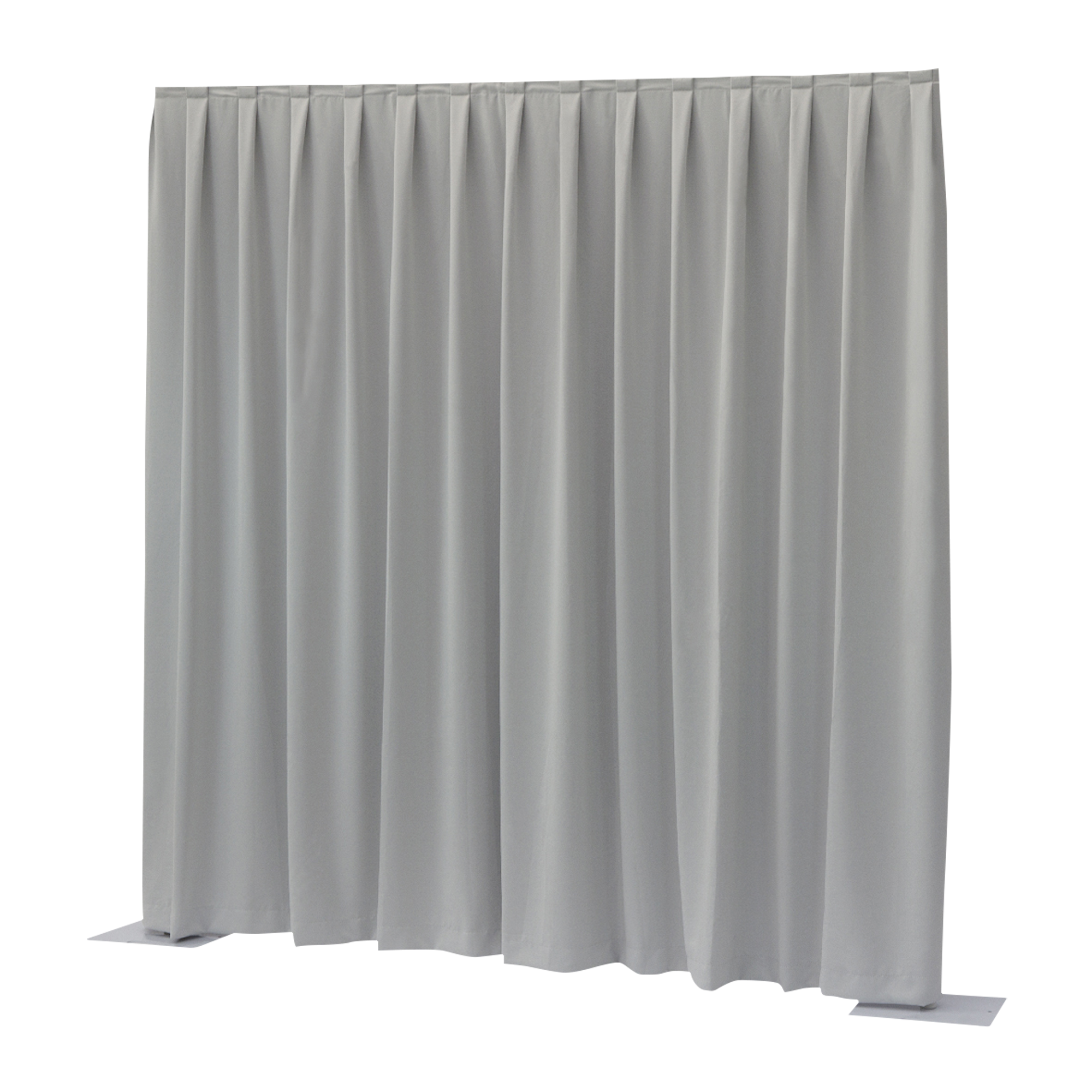 WENTEX P&D Curtain Dimout 260 g/m² Light Grey - 330 x 400 cm (W x H) - pleated Colore grigio chiaro - 330 x 400 cm (L x H) - plissettato